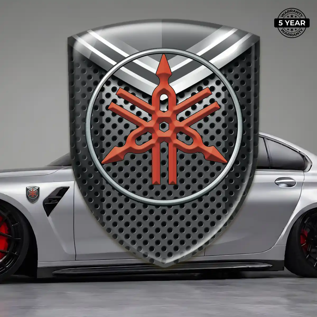 Yamaha Car Emblem Overlay Premium Dome