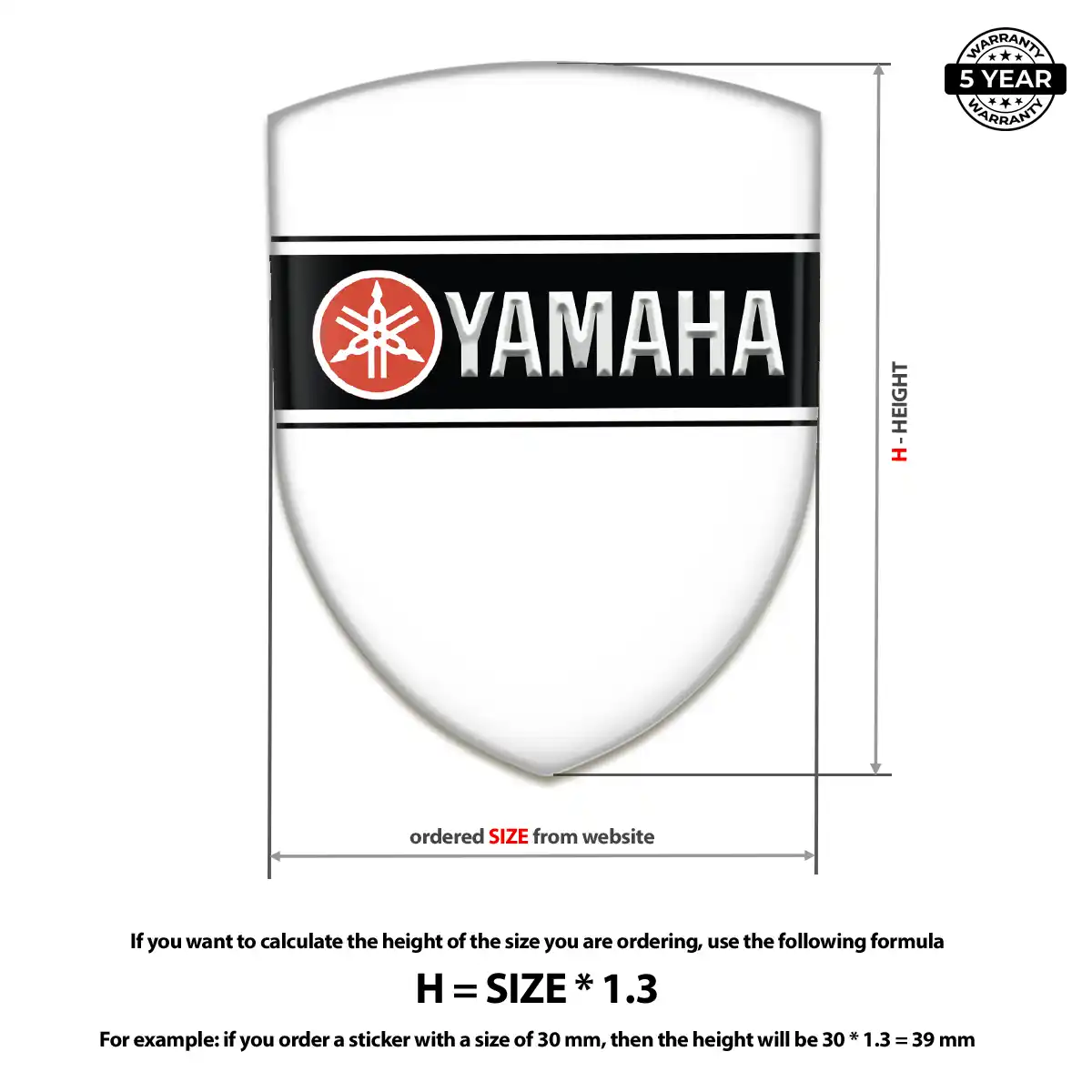 Yamaha Car Emblem Overlay Refined Design