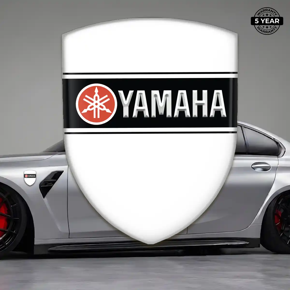 Yamaha Car Emblem Overlay Refined Design