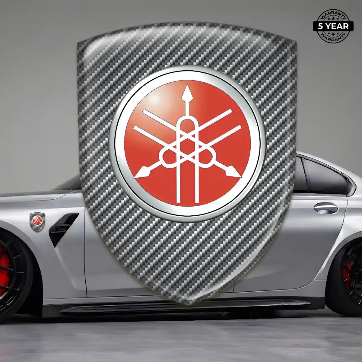 Yamaha Car Emblem Overlay Resin Elite