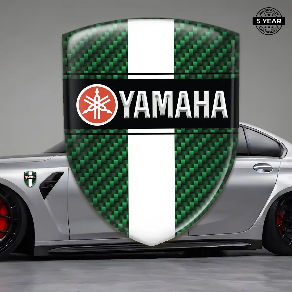 Yamaha Car Emblem Sticker Cabin Style