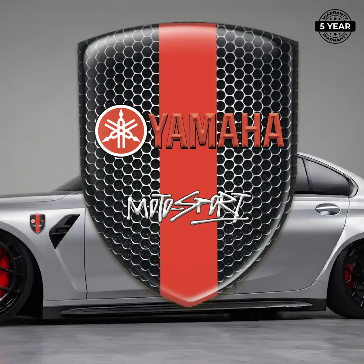 Yamaha Car Emblem Sticker Deluxe Edition