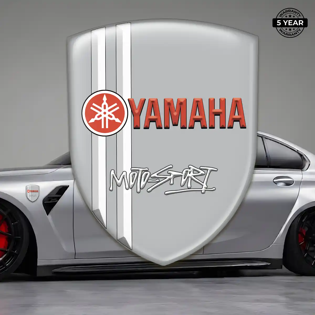 Yamaha Car Emblem Sticker Elite Finish