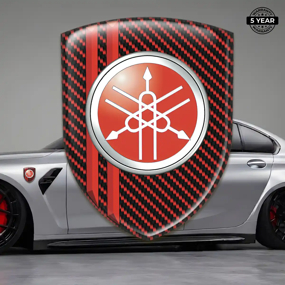 Yamaha Car Emblem Sticker Interior Elegance