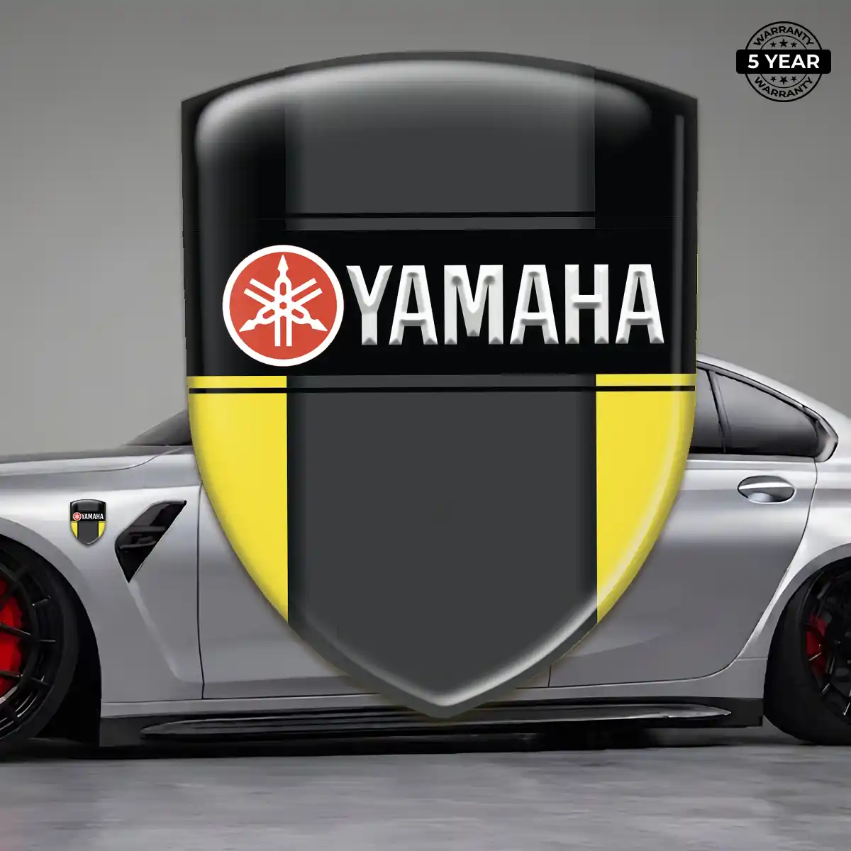 Yamaha Car Emblem Sticker Interior Luxe