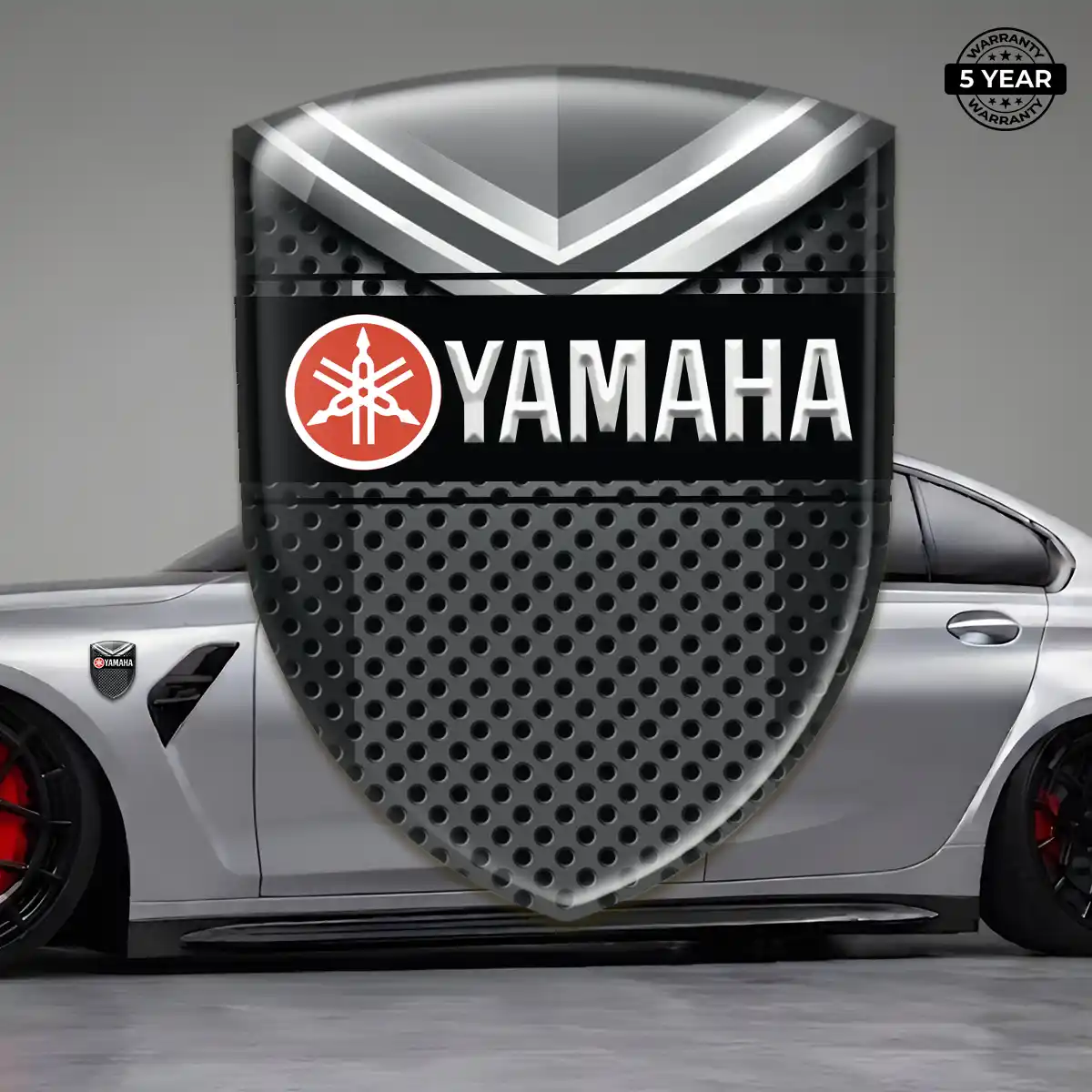 Yamaha Car Emblem Sticker Outer Style