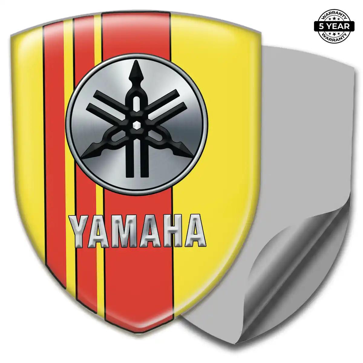 Yamaha Car Emblem Sticker Premium Dome