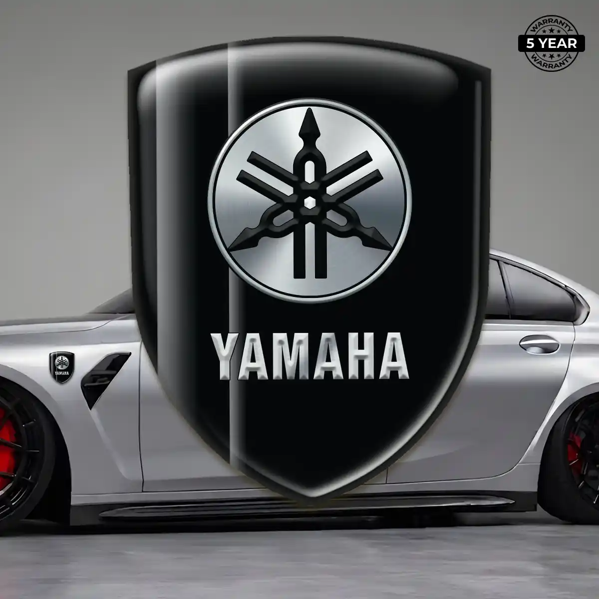 Yamaha Car Emblem Sticker Resin Elite