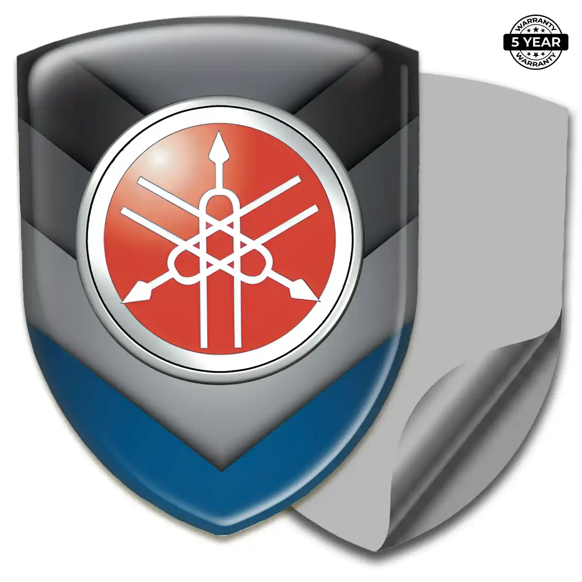 Yamaha Car Emblem Sticker Resin Luxe