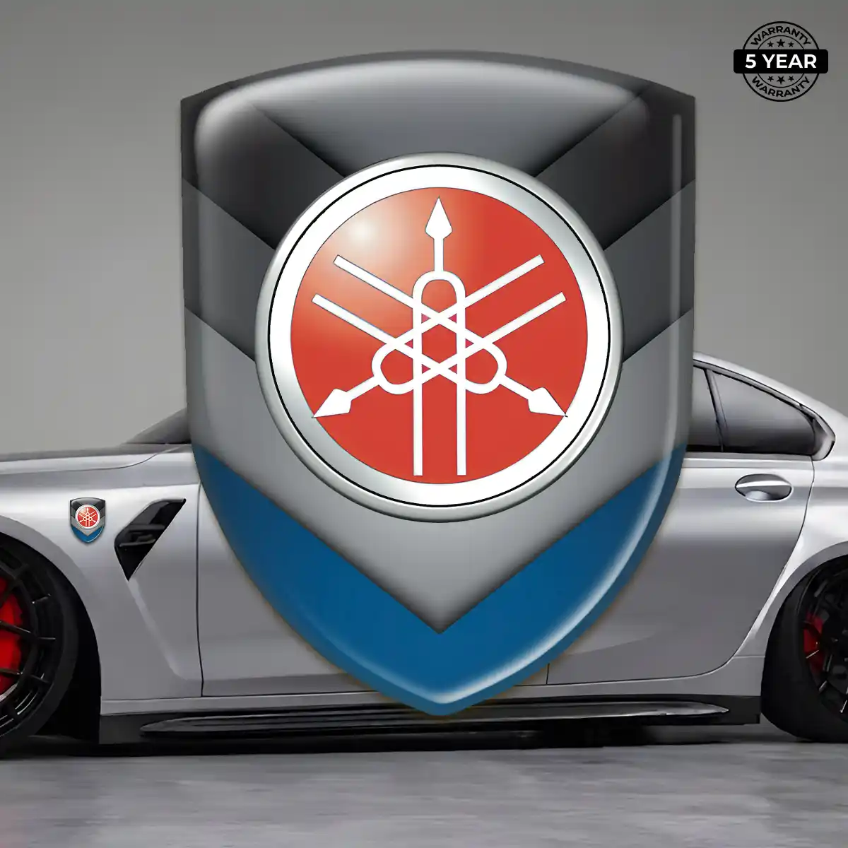 Yamaha Car Emblem Sticker Resin Luxe