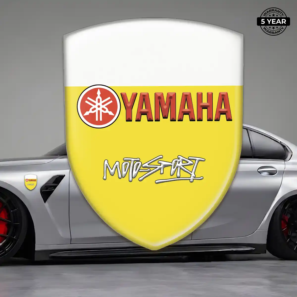 Yamaha Car Emblem Sticker Sleek Style