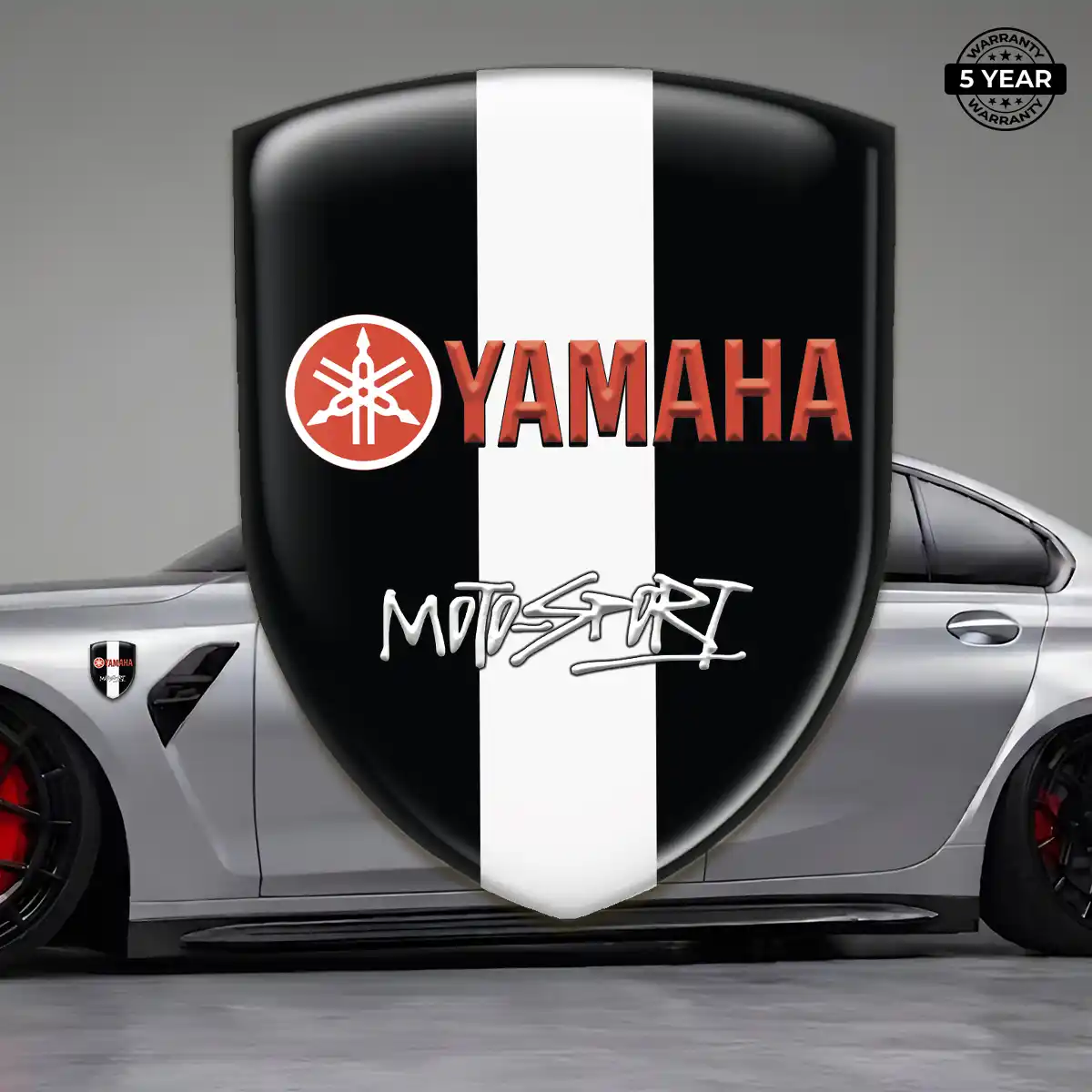 Yamaha Car Logo Decal Interior Elegance