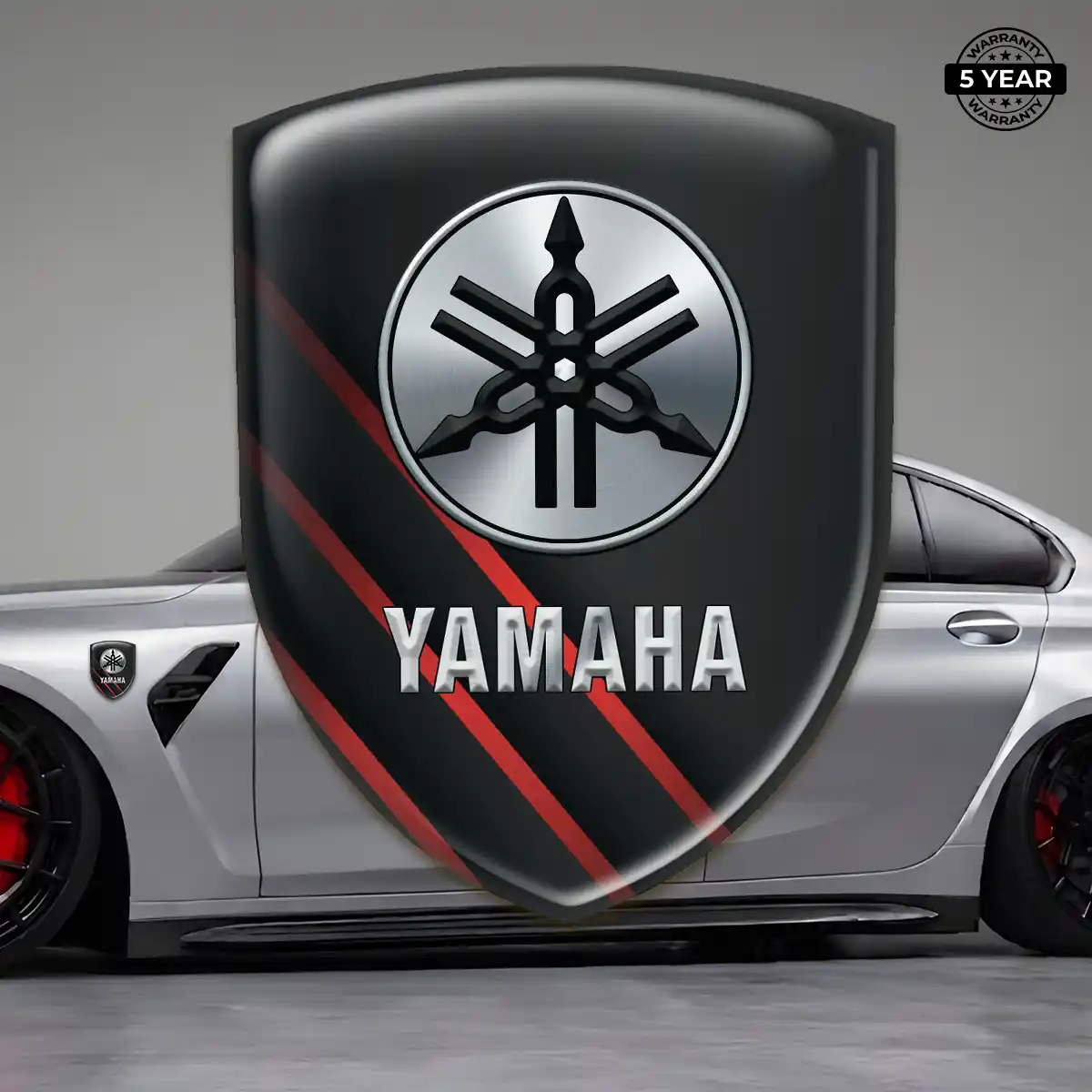 Yamaha Car Logo Decal Premium Dome