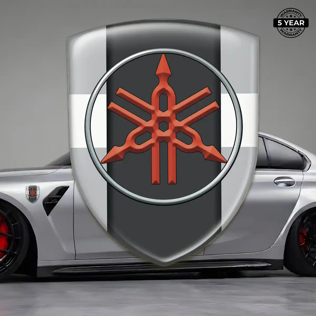 Yamaha Car Logo Decal Resin Luxe