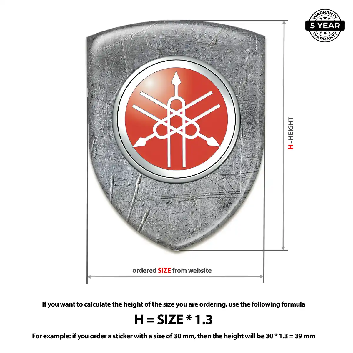 Yamaha Car Logo Decal Superior Craft