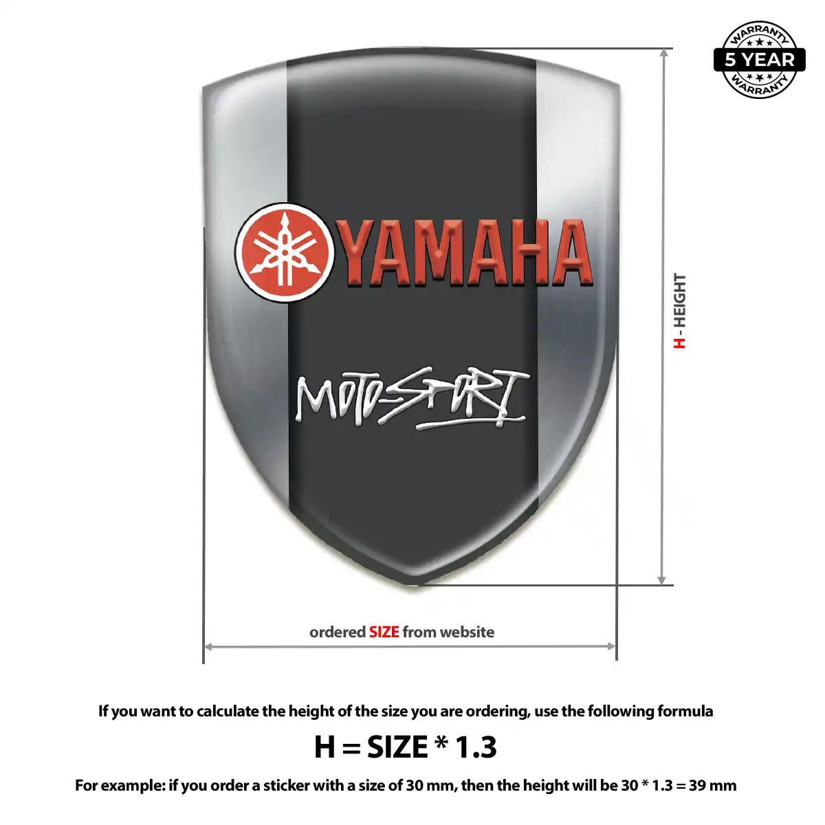 Yamaha Crest Emblem Cabin Style