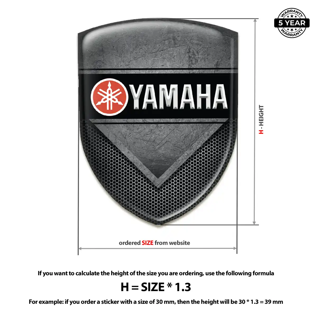 Yamaha Crest Emblem Deluxe Edition
