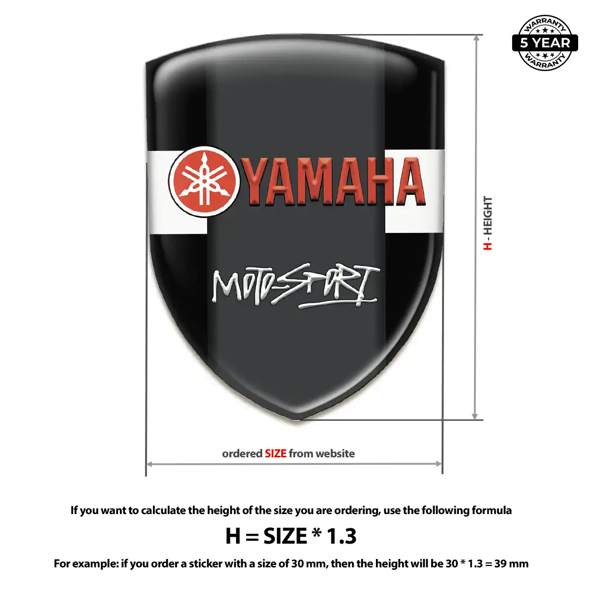 Yamaha Crest Emblem Elite Edition
