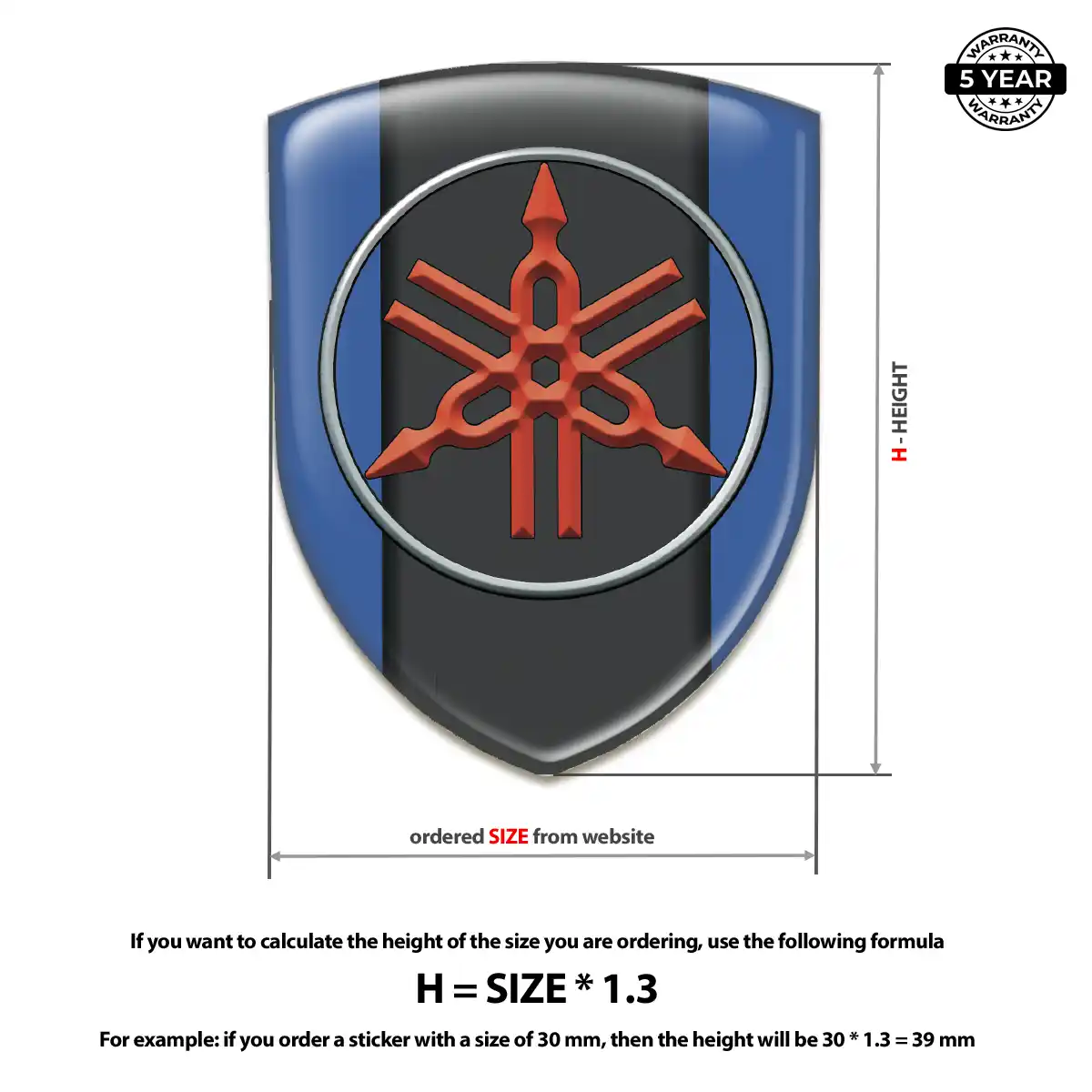 Yamaha Crest Emblem Interior Luxe