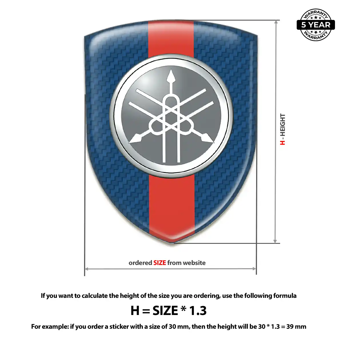 Yamaha Crest Emblem Prestige Line