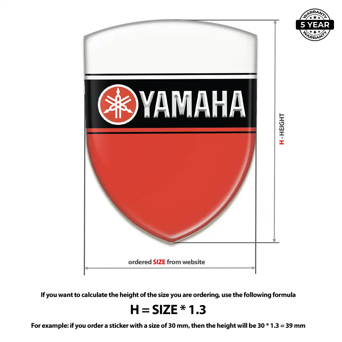 Yamaha Crest Emblem Refined Design