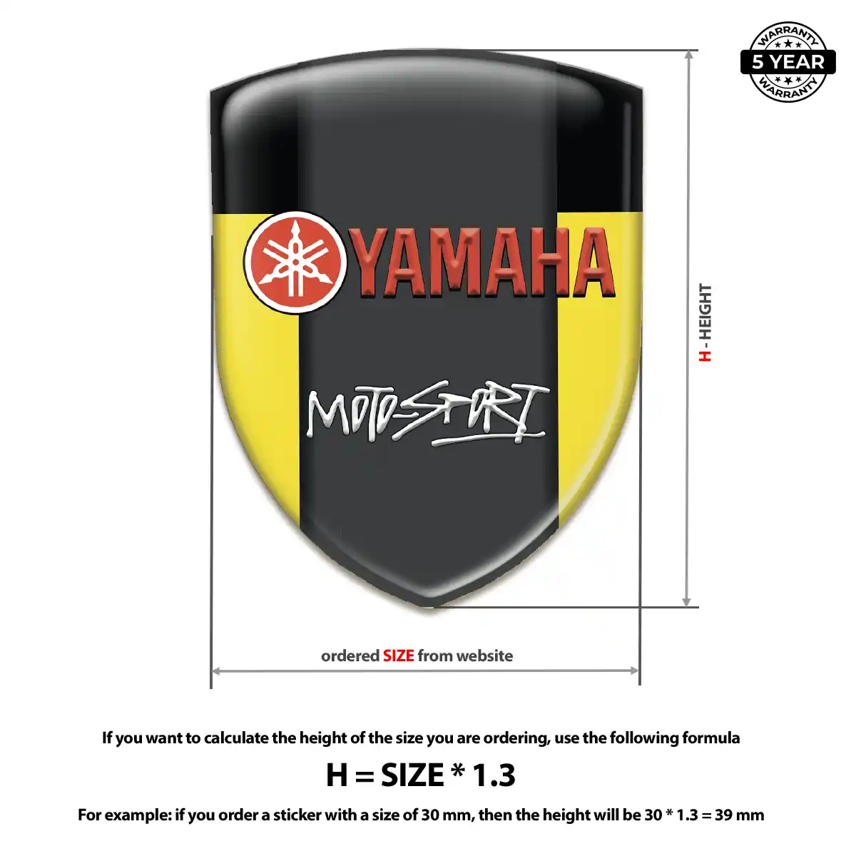 Yamaha Crest Emblem Signature Grade