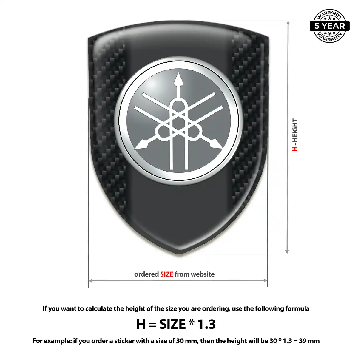 Yamaha Crest Logo Emblem Auto Tuning