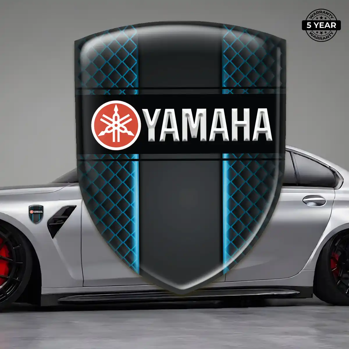 Yamaha Crest Logo Emblem Branded Line