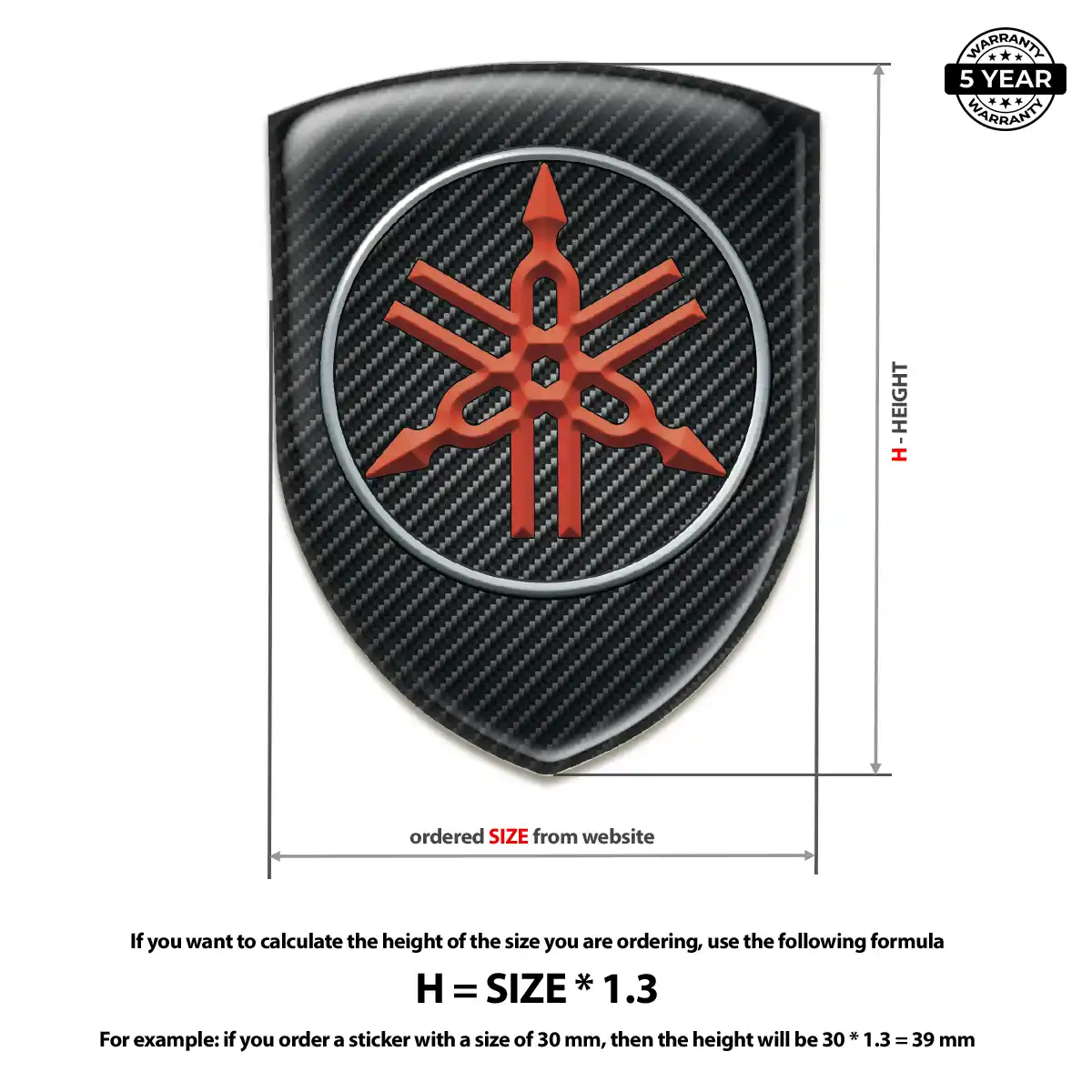 Yamaha Crest Logo Emblem Interior Elegance