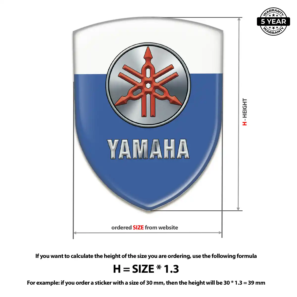 Yamaha Crest Logo Emblem Interior Luxe