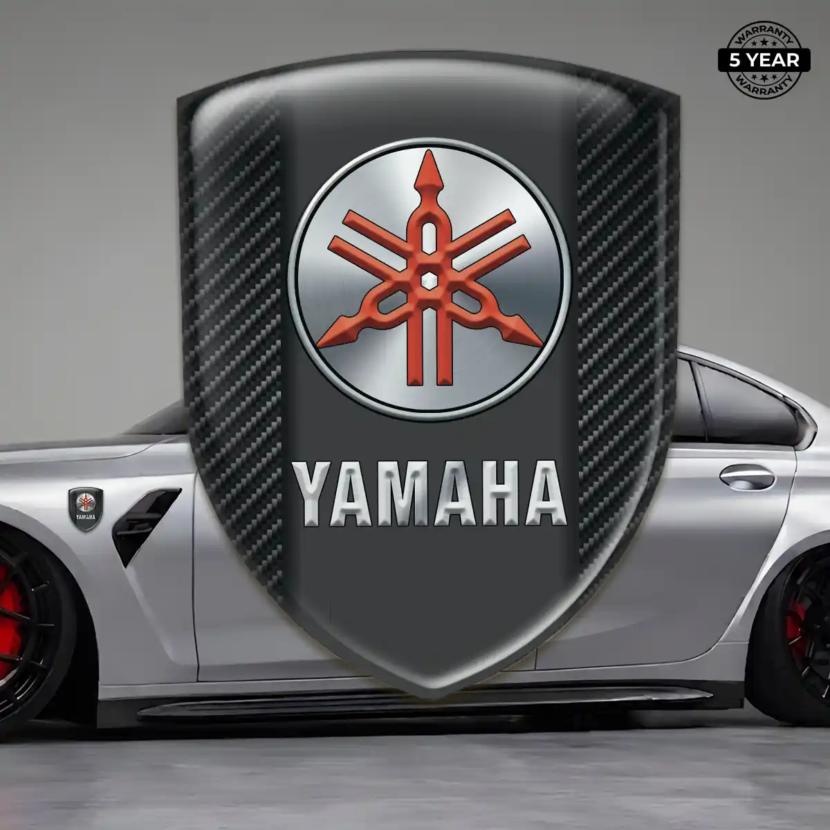 Yamaha Crest Logo Emblem Premium Dome