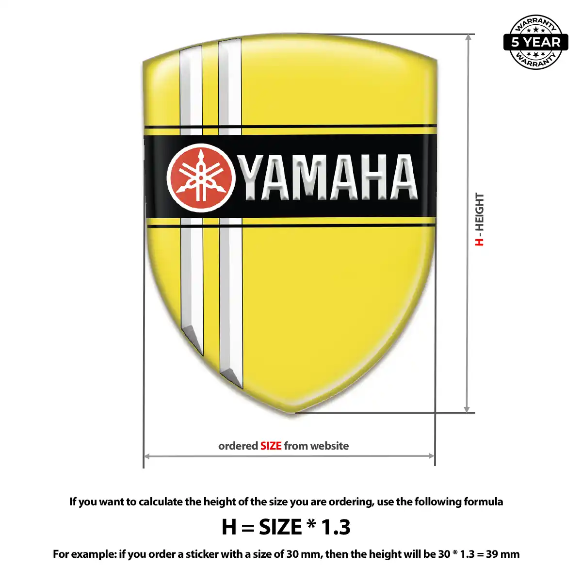 Yamaha Crest Logo Emblem Prestige Line