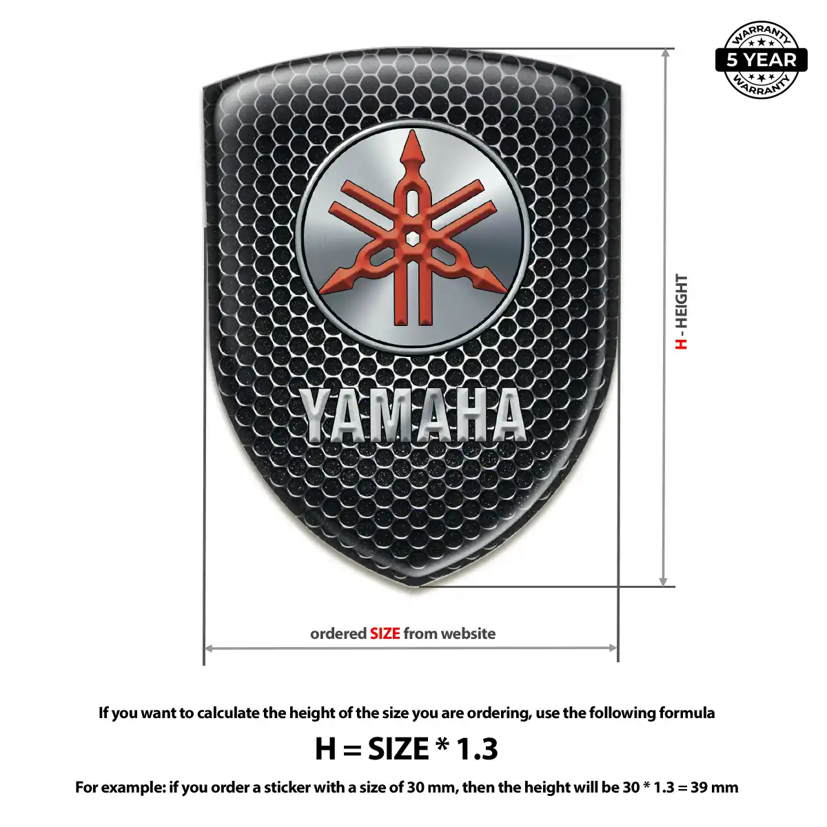 Yamaha Crest Logo Emblem Refined Design