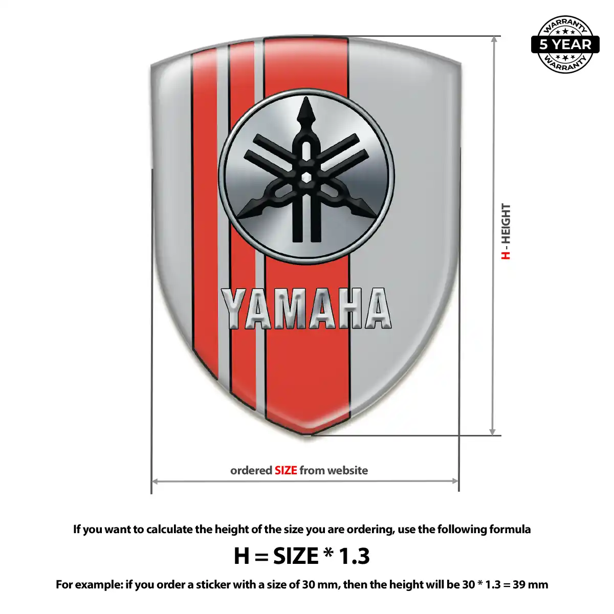 Yamaha Crest Logo Emblem Signature Grade