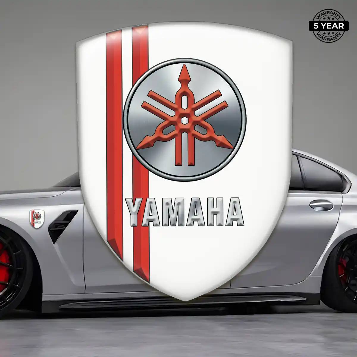 Yamaha Crest Logo Emblem Sleek Style
