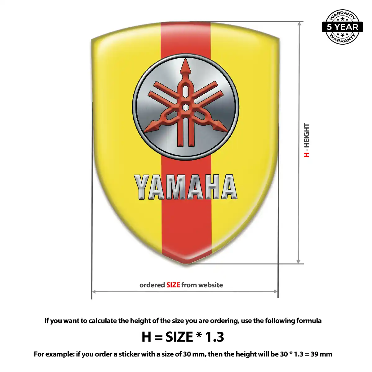 Yamaha Domed Badge Auto Tuning