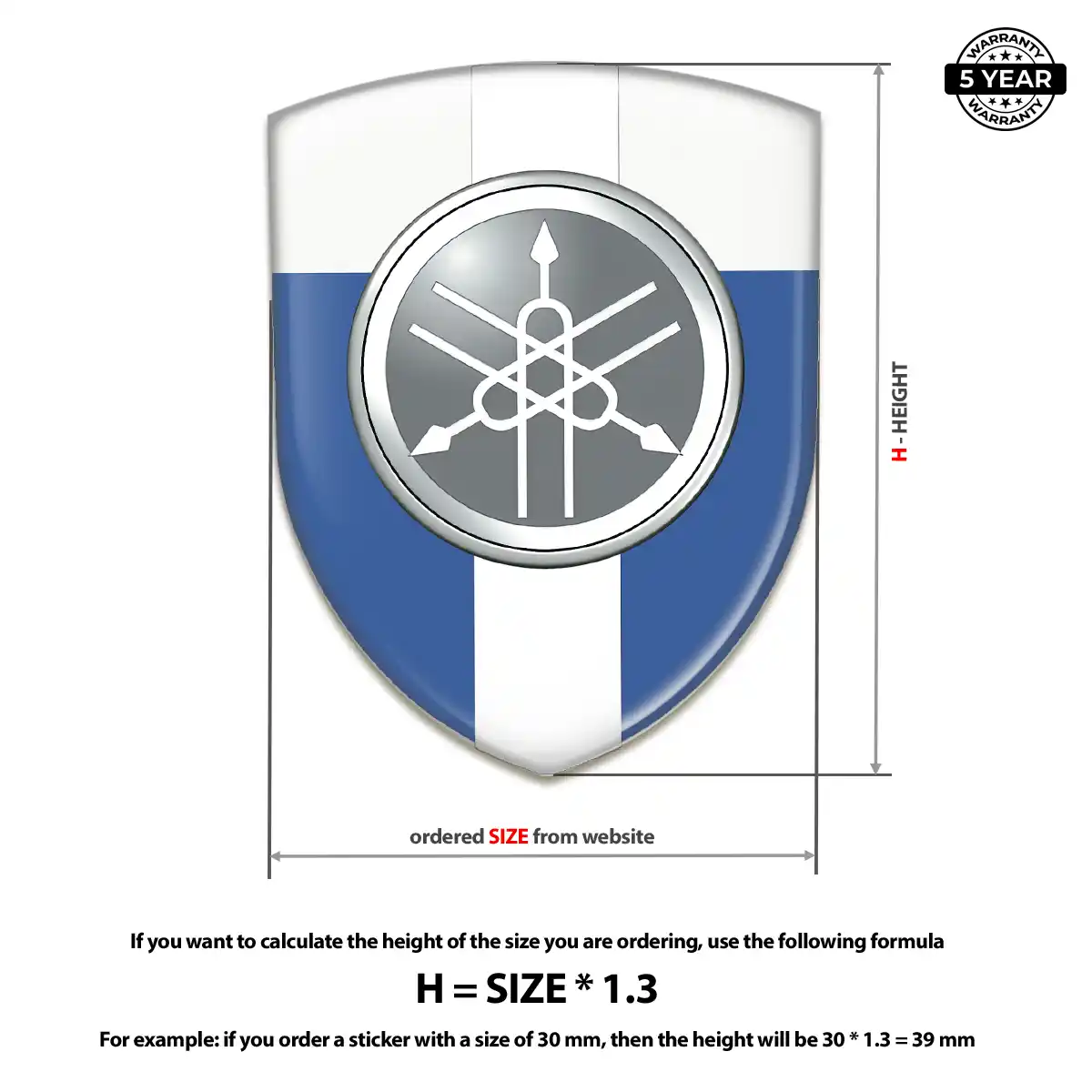 Yamaha Domed Badge Elite Edition