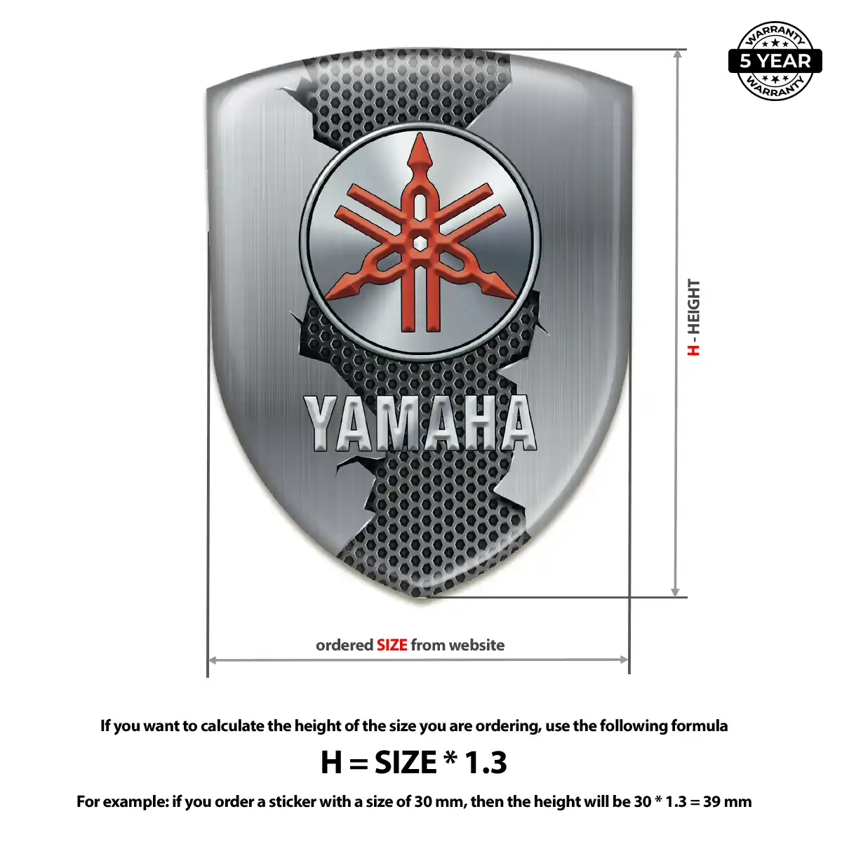 Yamaha Domed Badge Exclusive Series