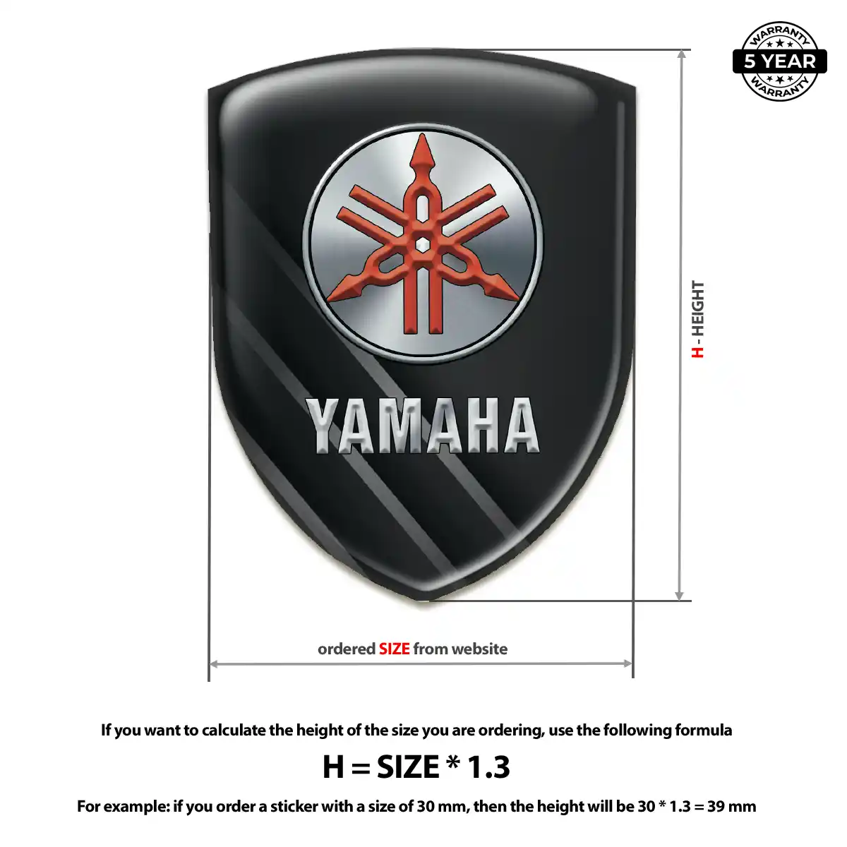 Yamaha Domed Badge Signature Edition