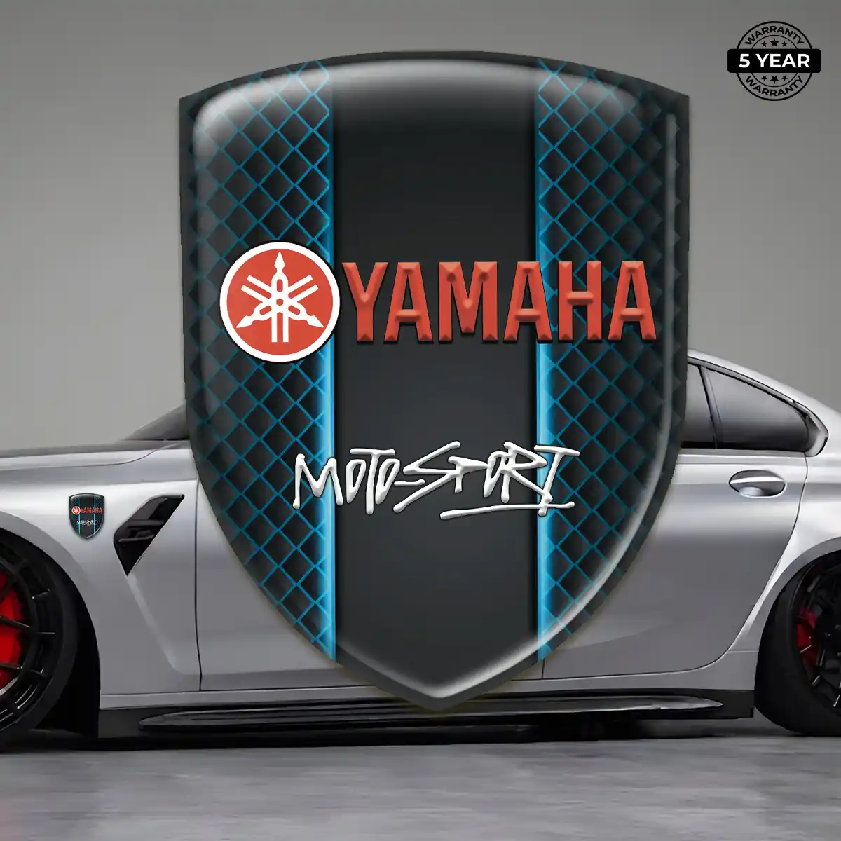 Yamaha Domed Car Sticker Cabin Style