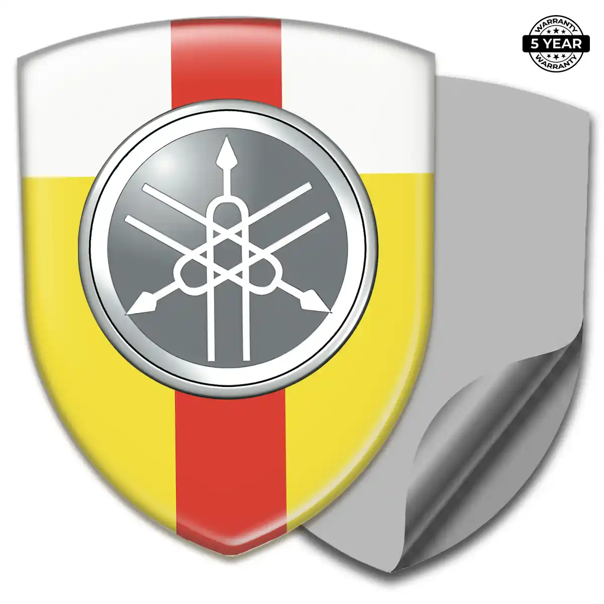 Yamaha Domed Car Sticker Elite Finish
