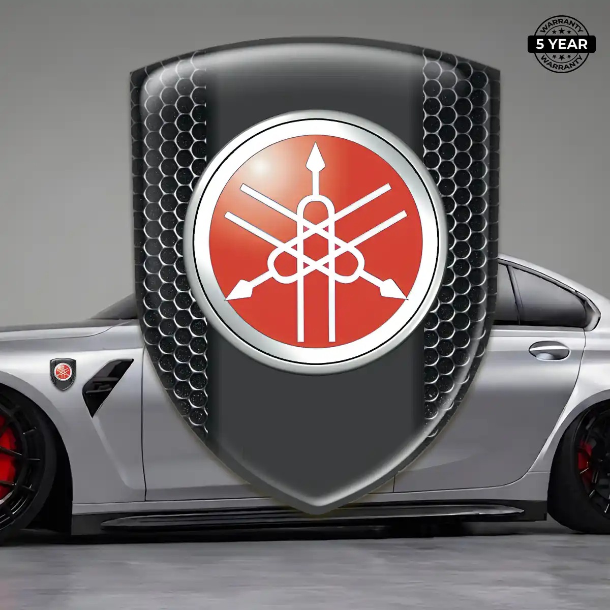 Yamaha Domed Car Sticker Interior Elegance