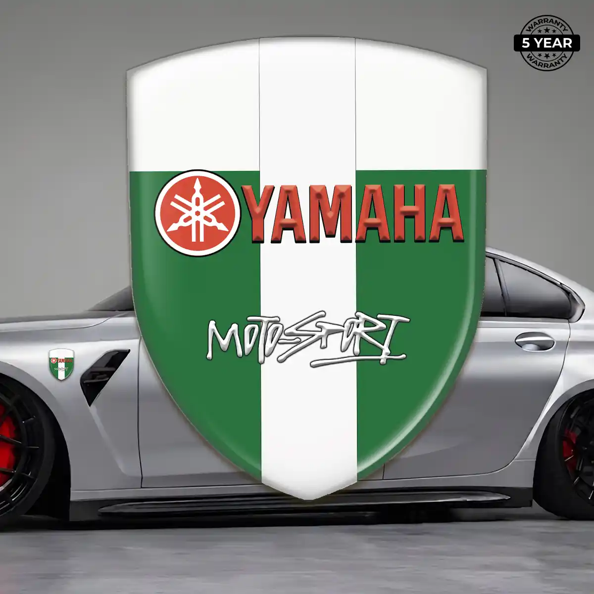 Yamaha Domed Car Sticker Opulent Line
