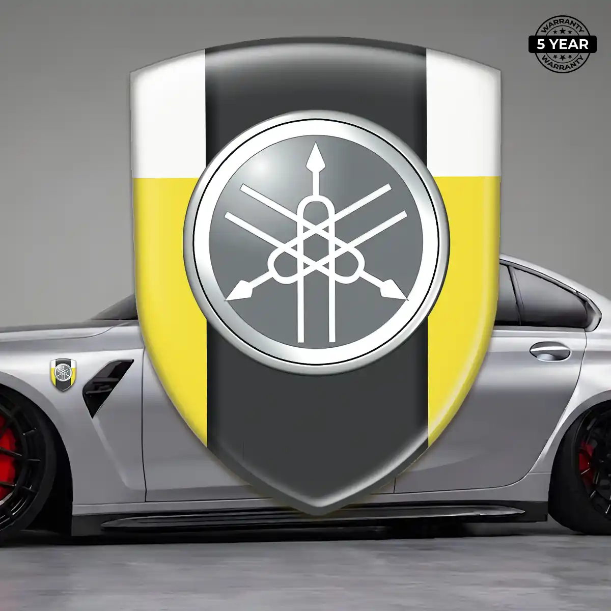 Yamaha Domed Car Sticker Outer Style
