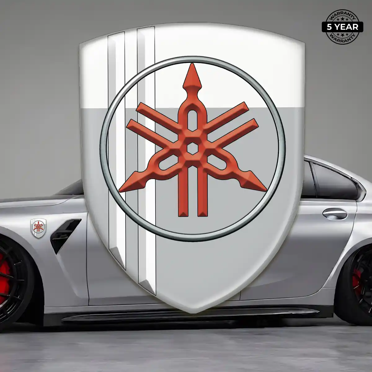 Yamaha Domed Car Sticker Performance Style