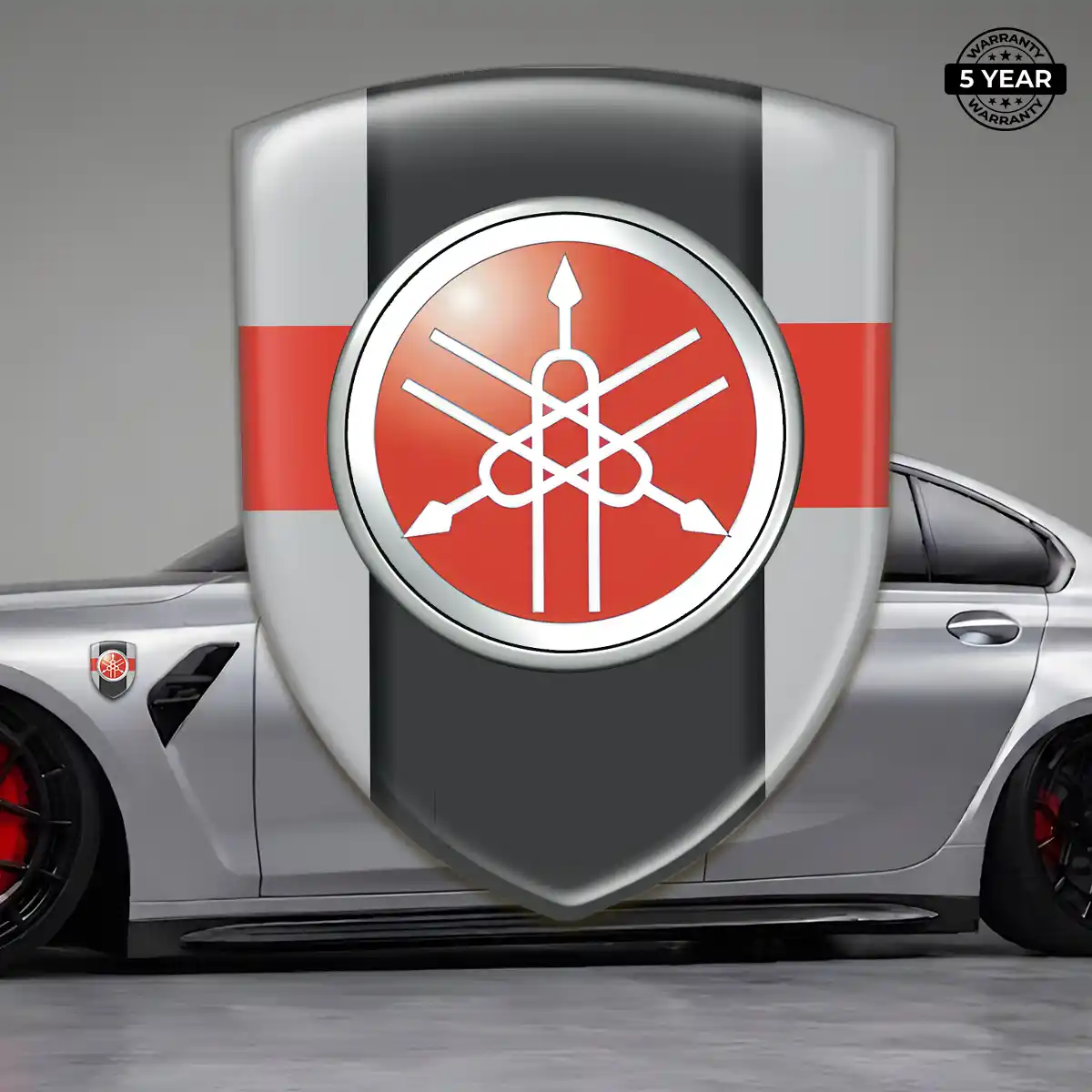 Yamaha Domed Car Sticker Premium Dome