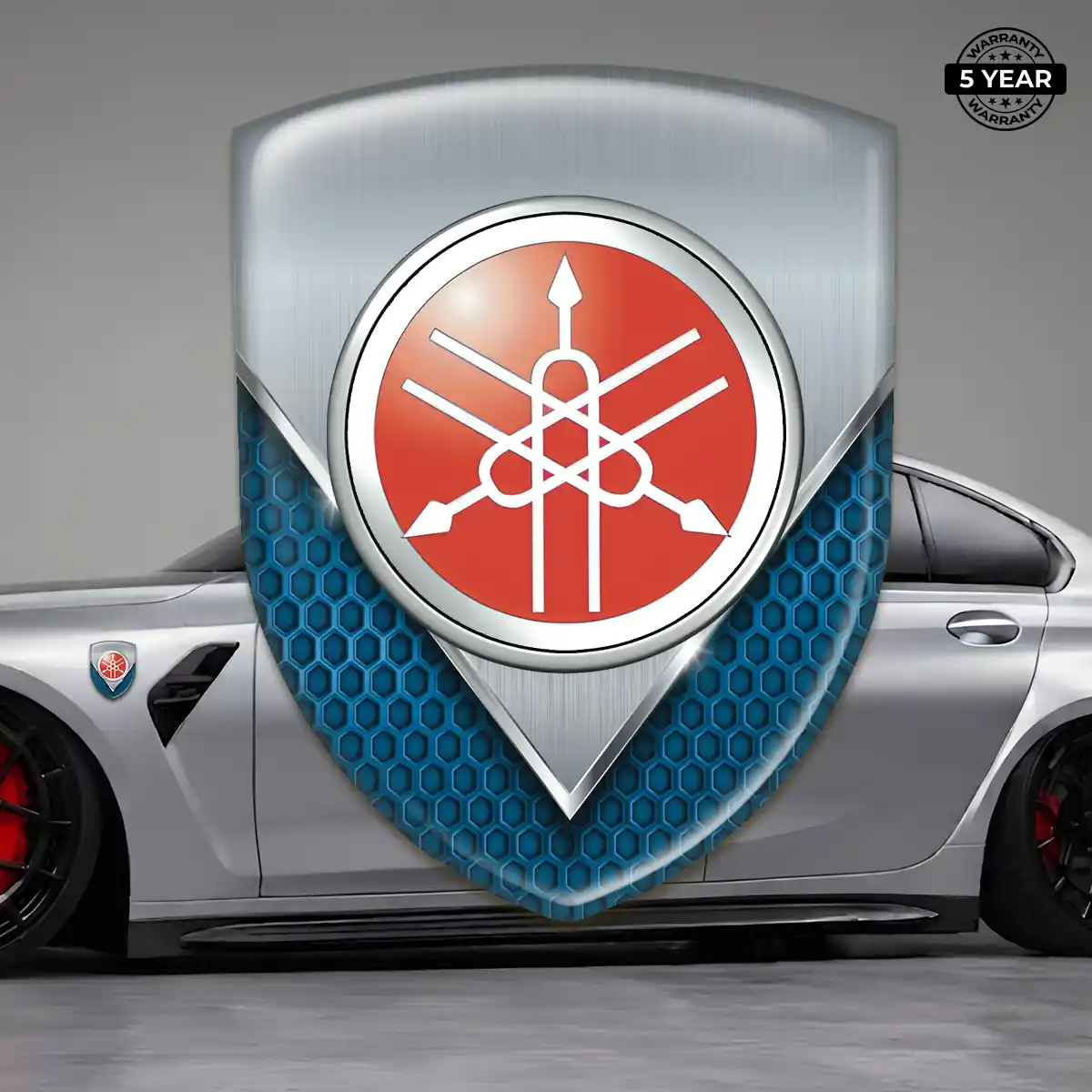 Yamaha Domed Car Sticker Prime Quality