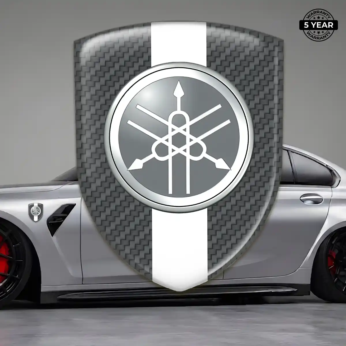 Yamaha Domed Car Sticker Resin Elite