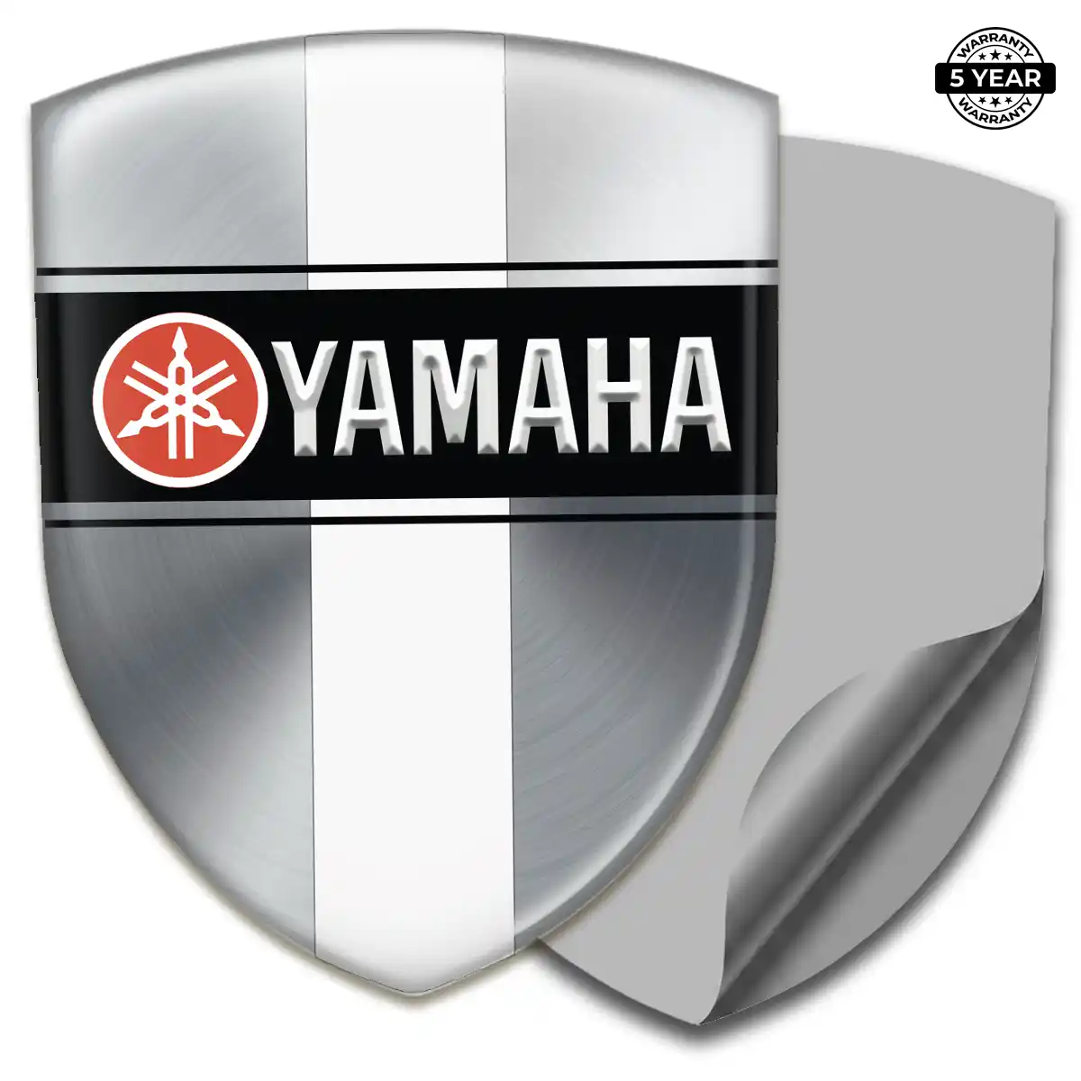 Yamaha Domed Car Sticker Resin Luxe