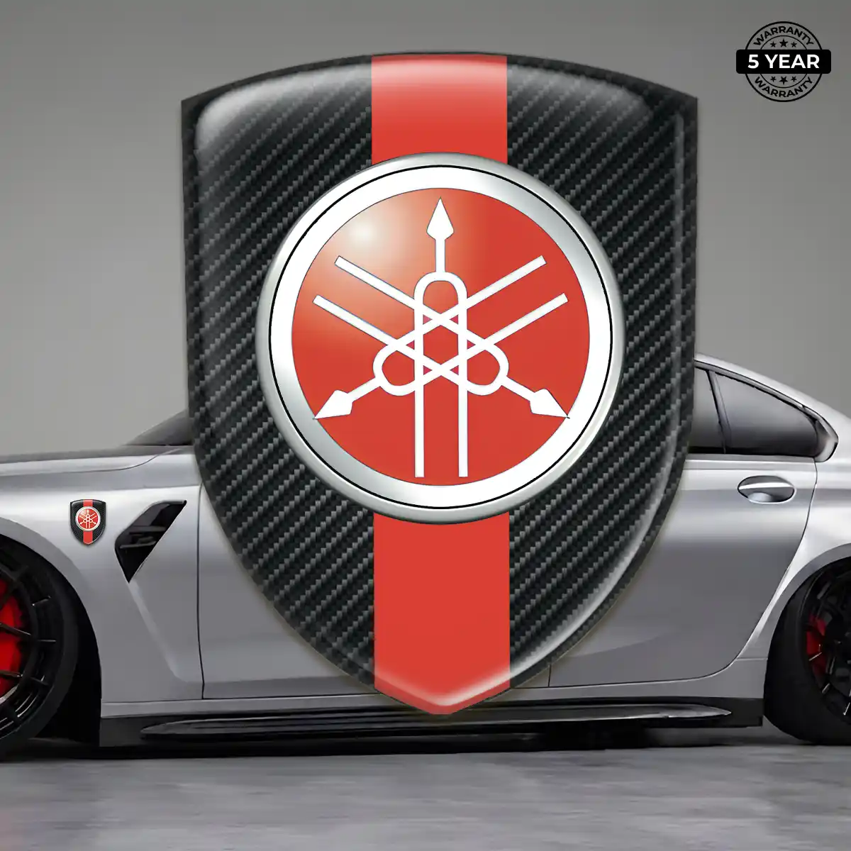 Yamaha Domed Car Sticker Signature Edition